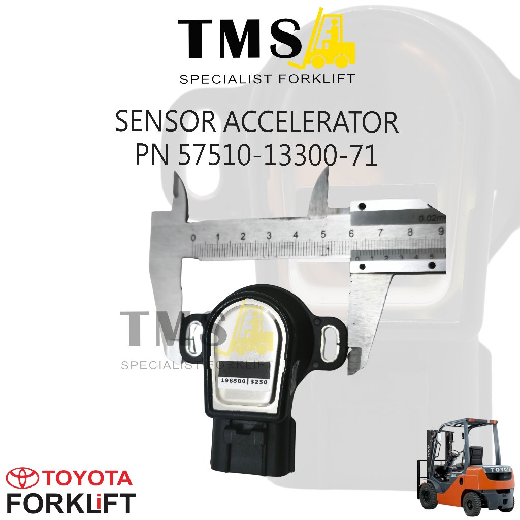 Sensor Accelerator Toyota PN 57510-13300-71 Forklift Electric 5FB 7FB 5FBC 7FBC