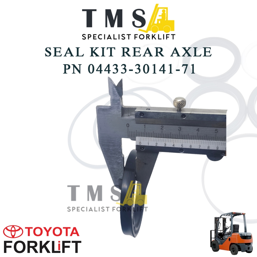 Seal Kit Rear Axle Toyota Forklift Part Number 04433-30141-71 O-H Kit Axle Belakang For Forklift - Gambar 5