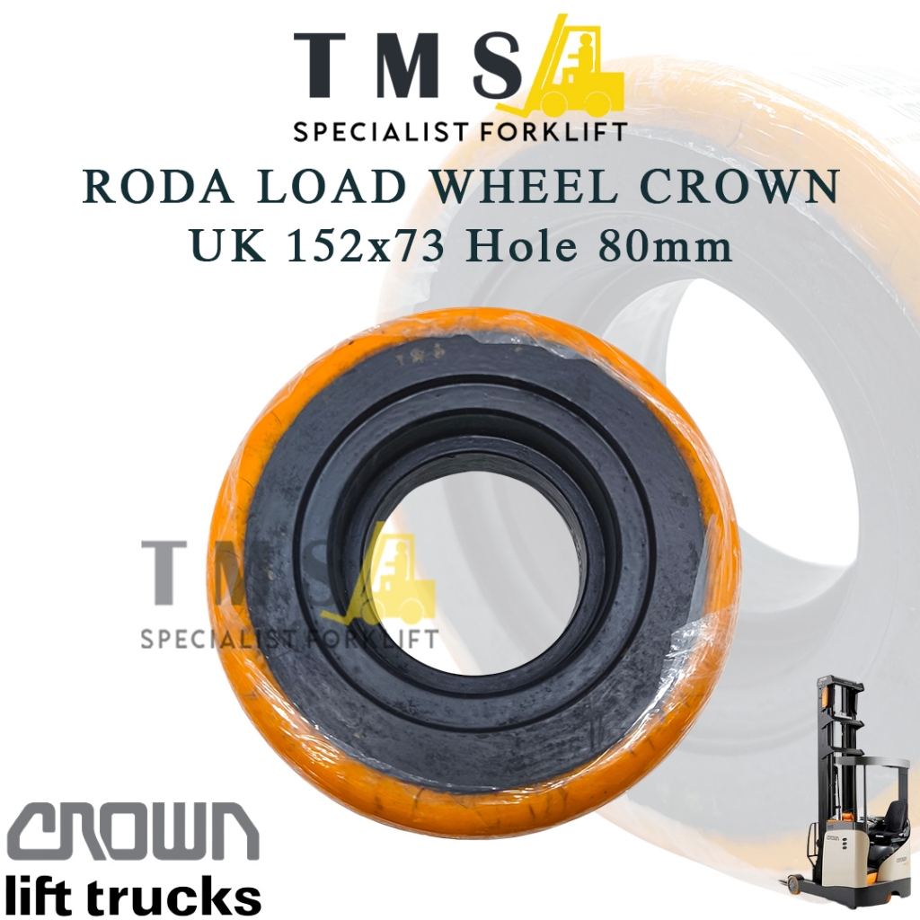 Load Wheel Crown 125069-302 152x73 Hole 80mm Bearing 6205 6307 - Gambar 5