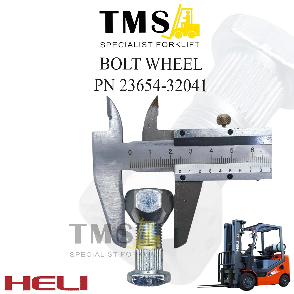 Bolt Wheel Heli 2.5 Ton HELI CPCD25 part number 23654-32041 - Gambar 4