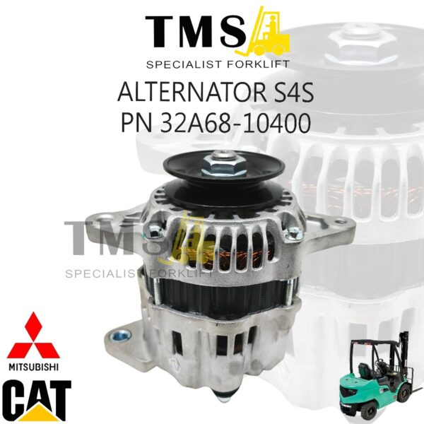 Alternator Forklift Mitsubishi CAT S4S 12V Part Number 32A68-10400 FD20 FD25 FD30
