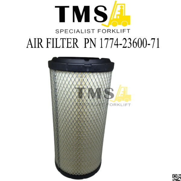 Air Filter PN 17743-23600-71 For Toyota Forklift 6F/7F/8FD15-30