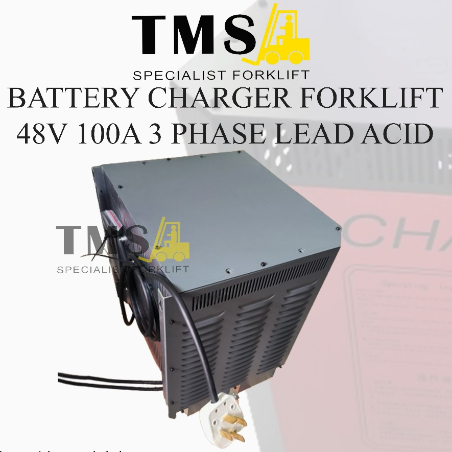 Charger Forklift Reachtruck 3 Phase 48V 100A Lead Acid Battery Charger - Gambar 3