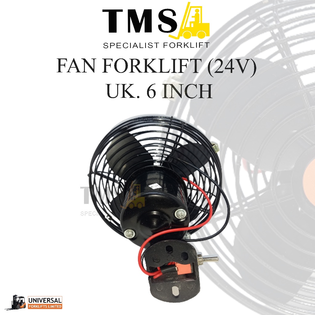 Fan Forklift Electric 6 Inch 24V DC Kipas Angin VDC Model Bulat - Gambar 4