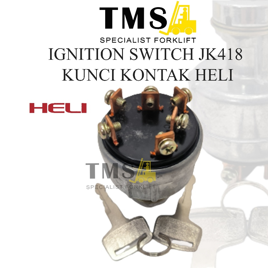Kunci Kontak HELI Forklift JK418 Ignition Switch 6 PIN - Gambar 2