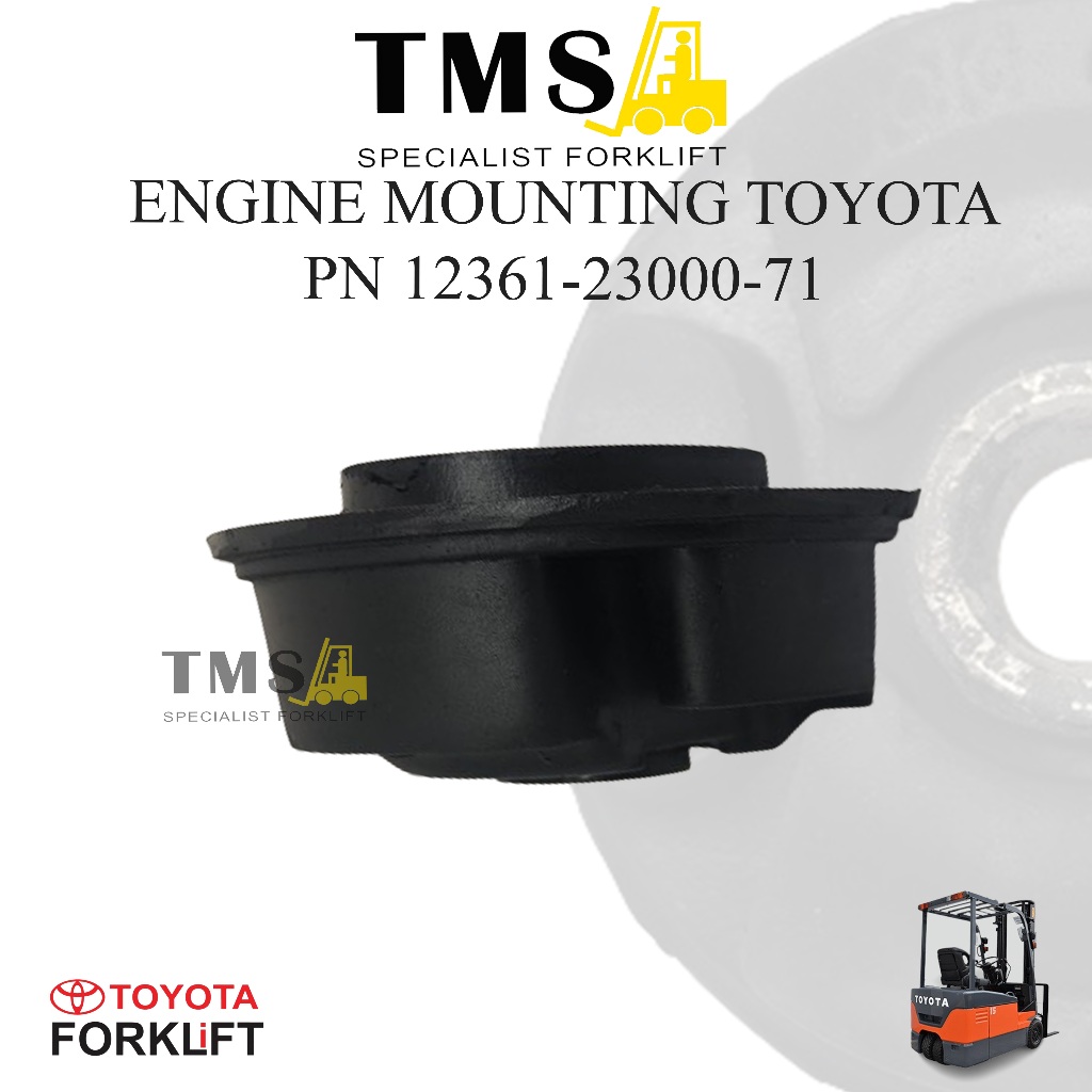 Engine Mounting 12361- 23000-71 Toyota Counter Balance 5FD 2.5 Ton Parts Forklift - Gambar 6