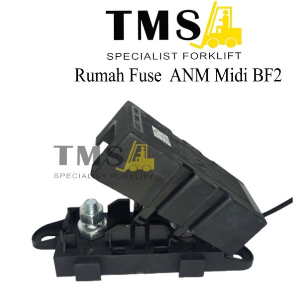 Rumah Fuse ANM Midi BF2 Fuse Holder For Forklift Black