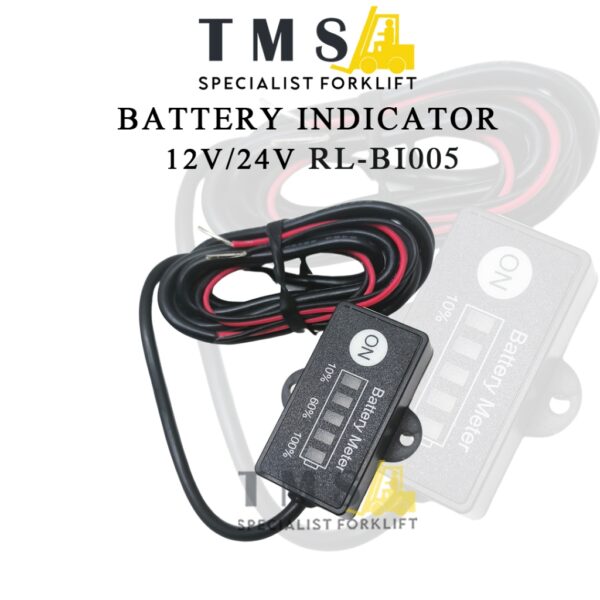 Battery Indicator 12V 24V RL-BI005 LED Battery Meter Universal Forklift