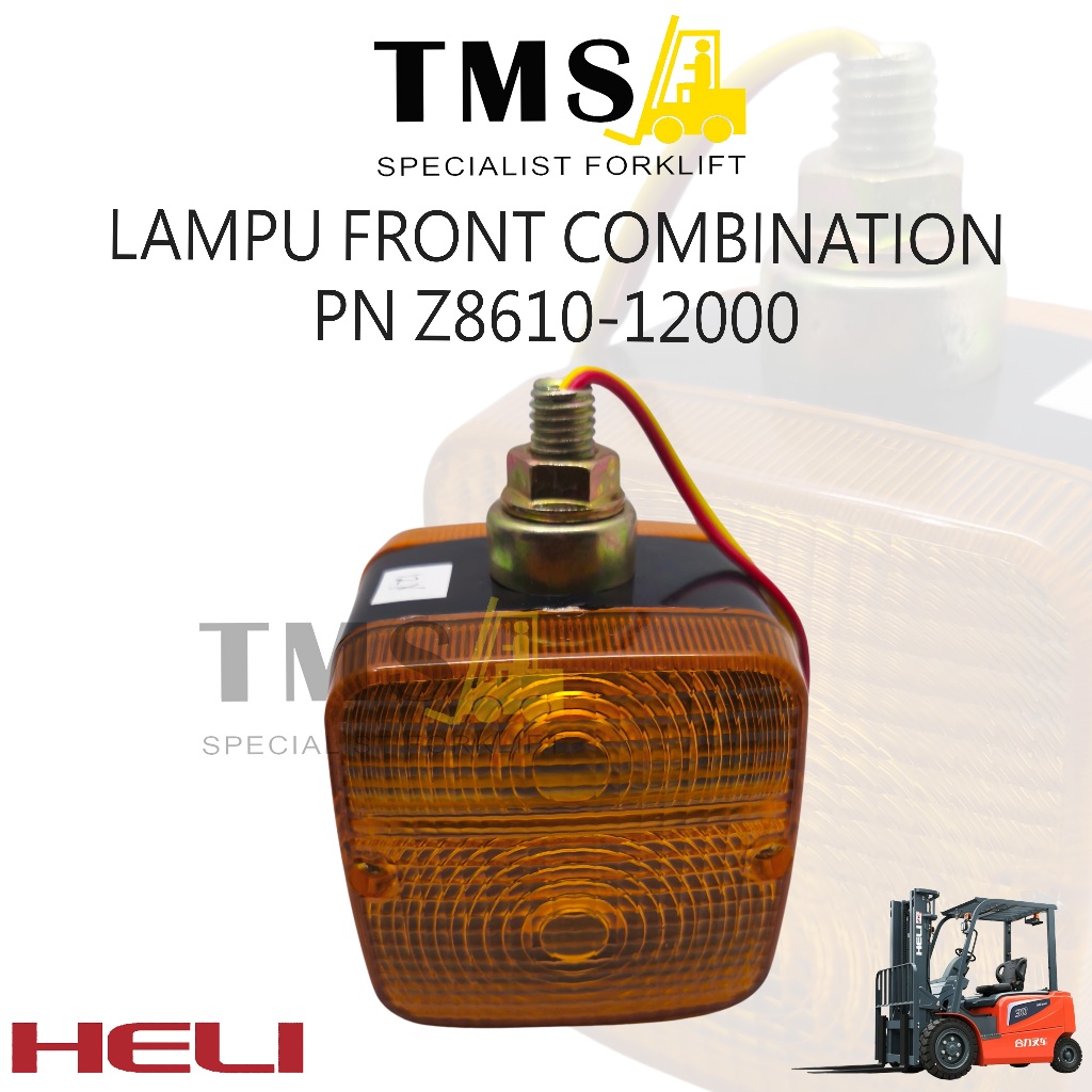 Part Number Z8610-12000 Lampu Depan Forklift Heli H2000 Front Combination Lamp Sein LED - Gambar 3
