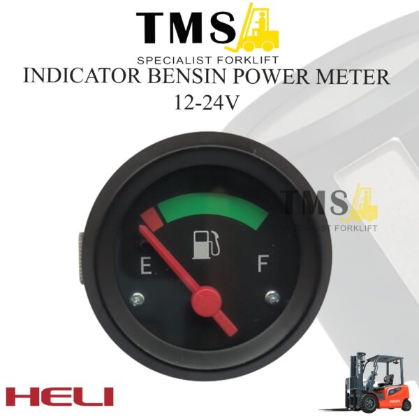 Indikator Bensin Power meter indicator Fuel Heli 12-24V for Heli 1-3T