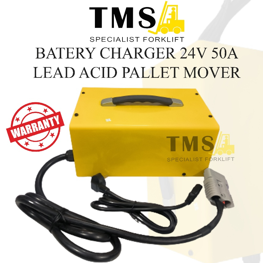 Charger Forklift Pallet Mover 24V 50A Lead Acid Casan Forklift Battery - Gambar 2