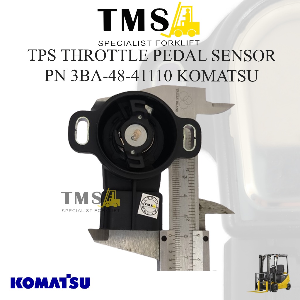 TPS Throttle Pedal Sensor 3BA-48-41110 Accelerator Komatsu Electric Forklift FB15 FB30 - Gambar 6