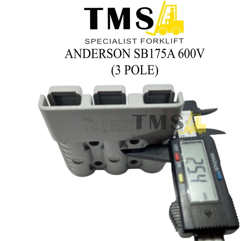 Socket Anderson SB175A GRAY 3 POLE / SB 175A GRAY 3 POLE - Gambar 2