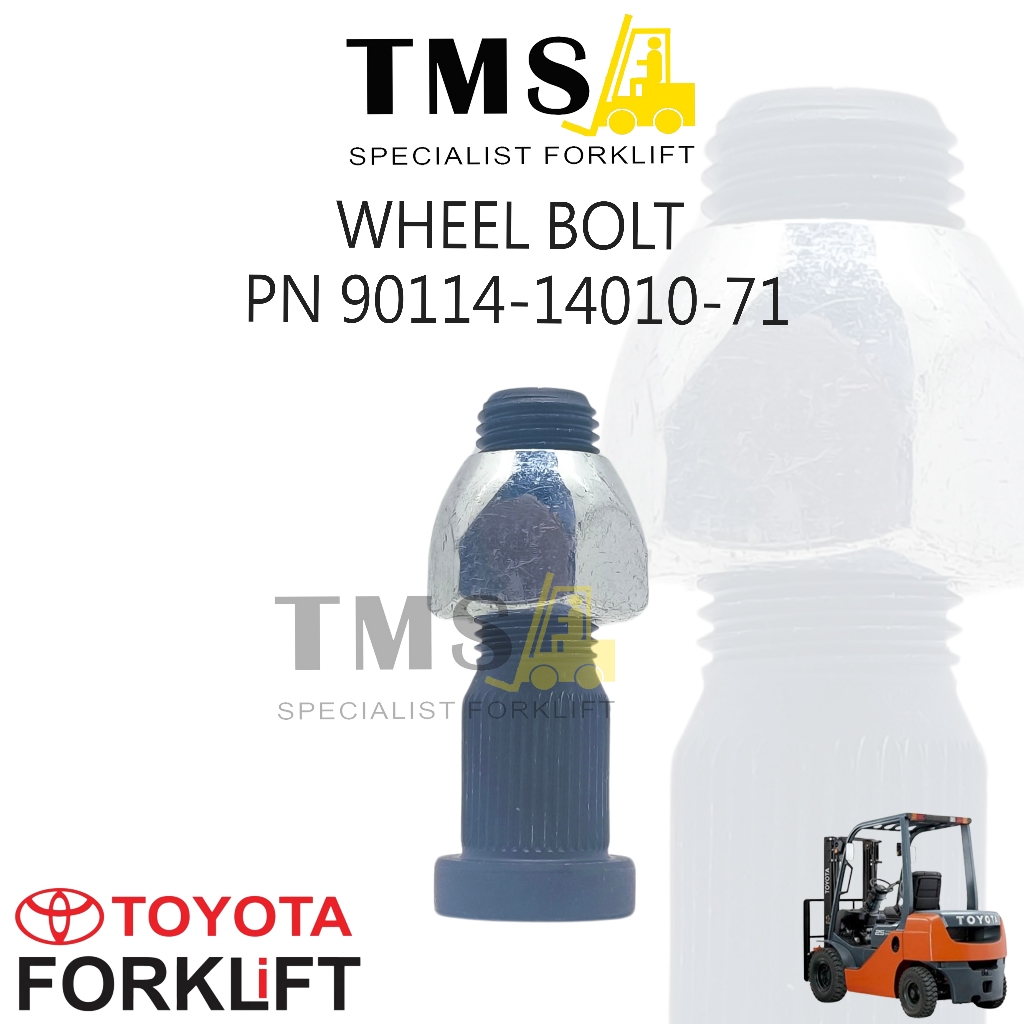 Wheel Bolt Part Number 90114-14010-71 For Forklif Toyota 8FD/5FG