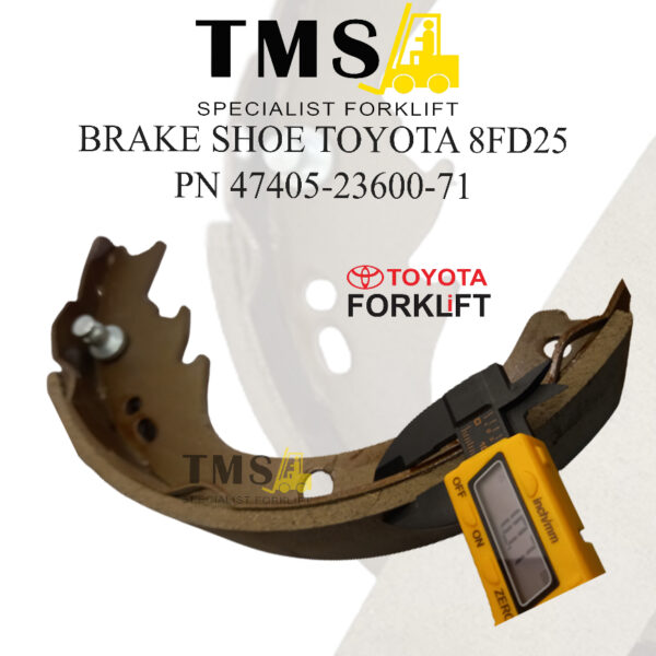 Kampas Rem 47405-23600-71 Brake Shoe Toyota Forklift 8FD25