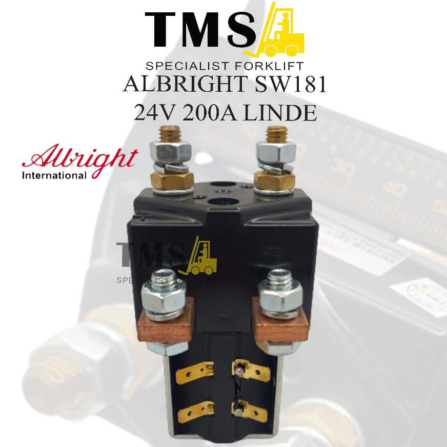 Albright SW181 Contactor For Forklift Eletric Linde 24V 200A DC - Gambar 4