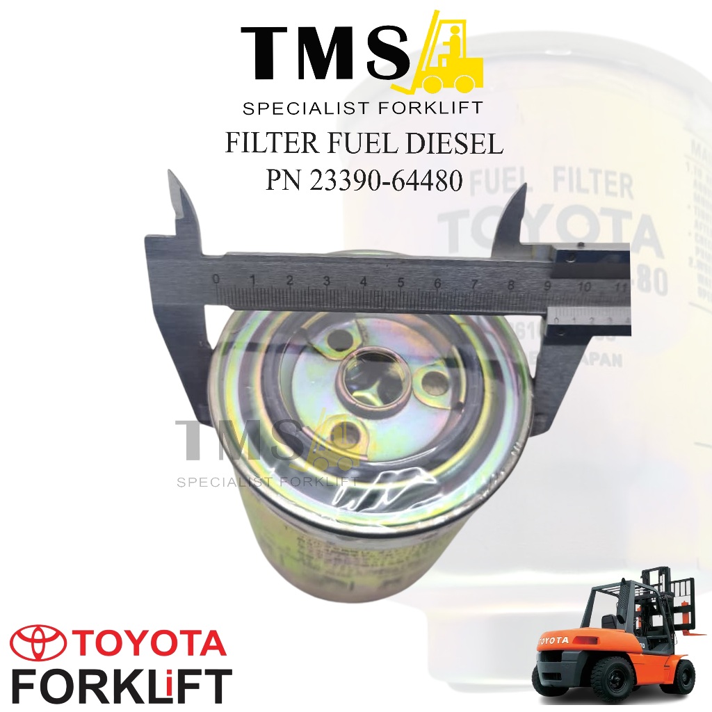 Fuel Filter Diesel Toyota Forklift Part Number 23390-64480 - Gambar 3
