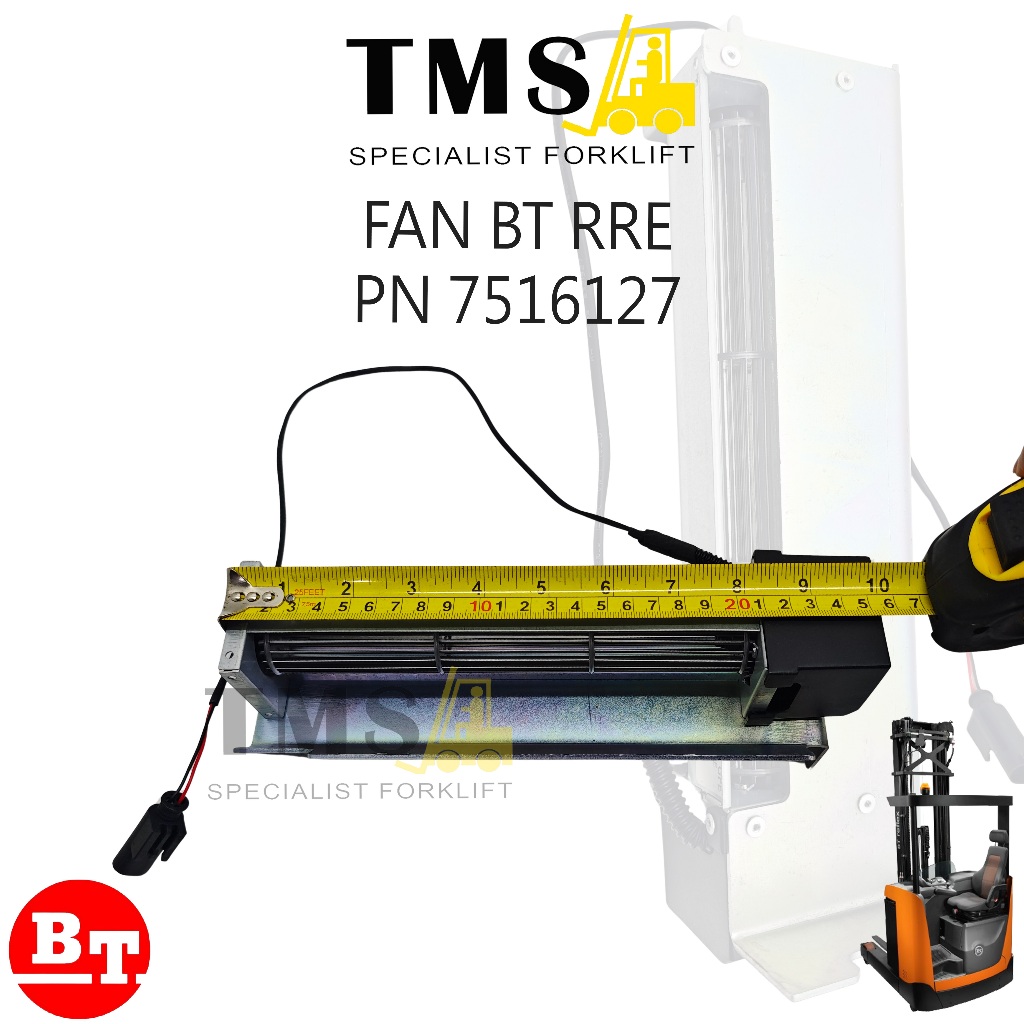 Fan BT RRE Part Number 7516127 Fan BT RRE Forklift Cooling Fan Spare Part - Gambar 6