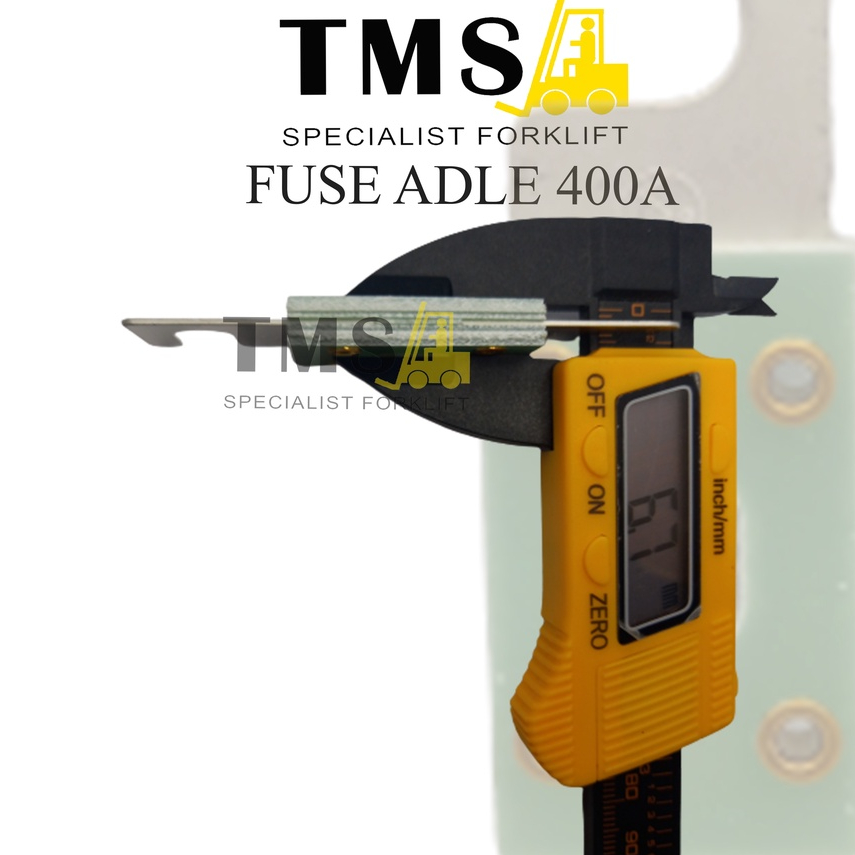 Fuse 400A Adle Glass Copper Laminated Sikring Forklift Volt Max 125V - Gambar 5