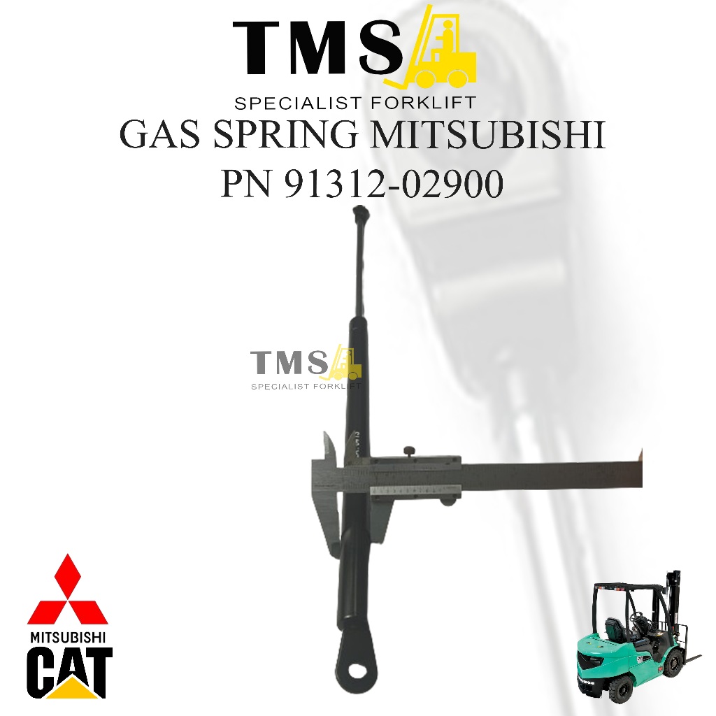 Gas Spring Mitsubishi Grendia Forklift FD20 2Ton - 3 Ton 91312-02900 Shock Forklift Counter Balance - Gambar 5