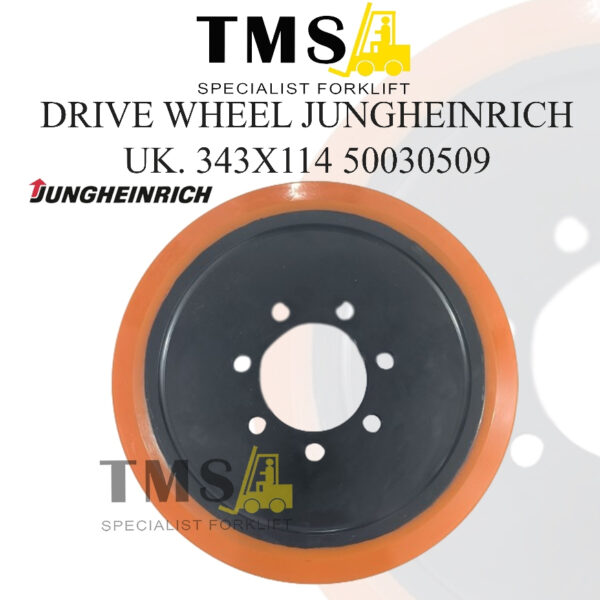 Roda Drive Wheel Forklift 343x114 80mm Yale 277058300 Reach Truck