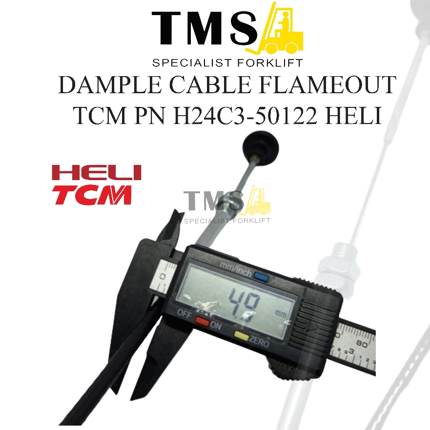 Kabel Dample Cable Flameout H24C3-50122 A490CA498 Heli Forklift H2000 - Gambar 3