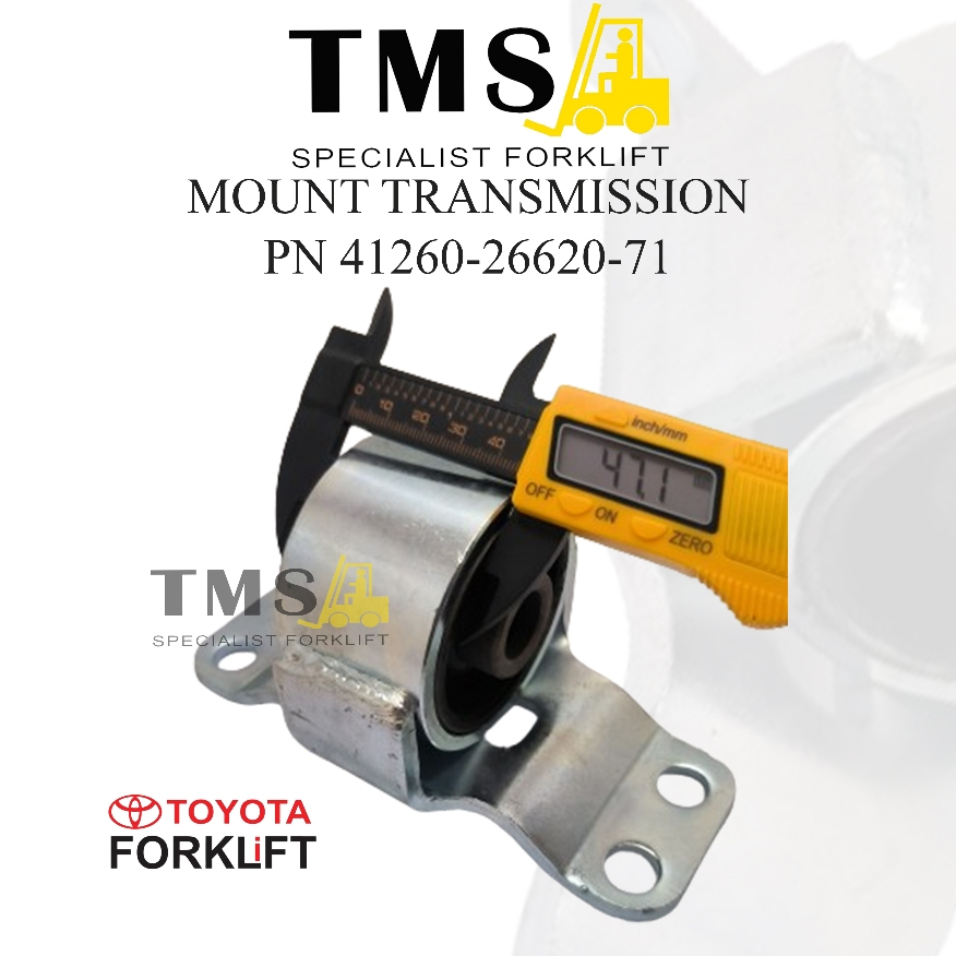 Mount Transmision 41260-26620-71 Mounting Tramsisi Toyota Forklift 8FD - Gambar 3