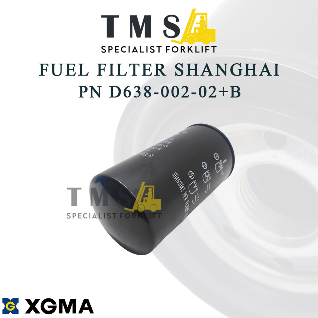FUEL FILTER SHANGHAI PN D638-002-02+B XGMA Excavator - Gambar 2