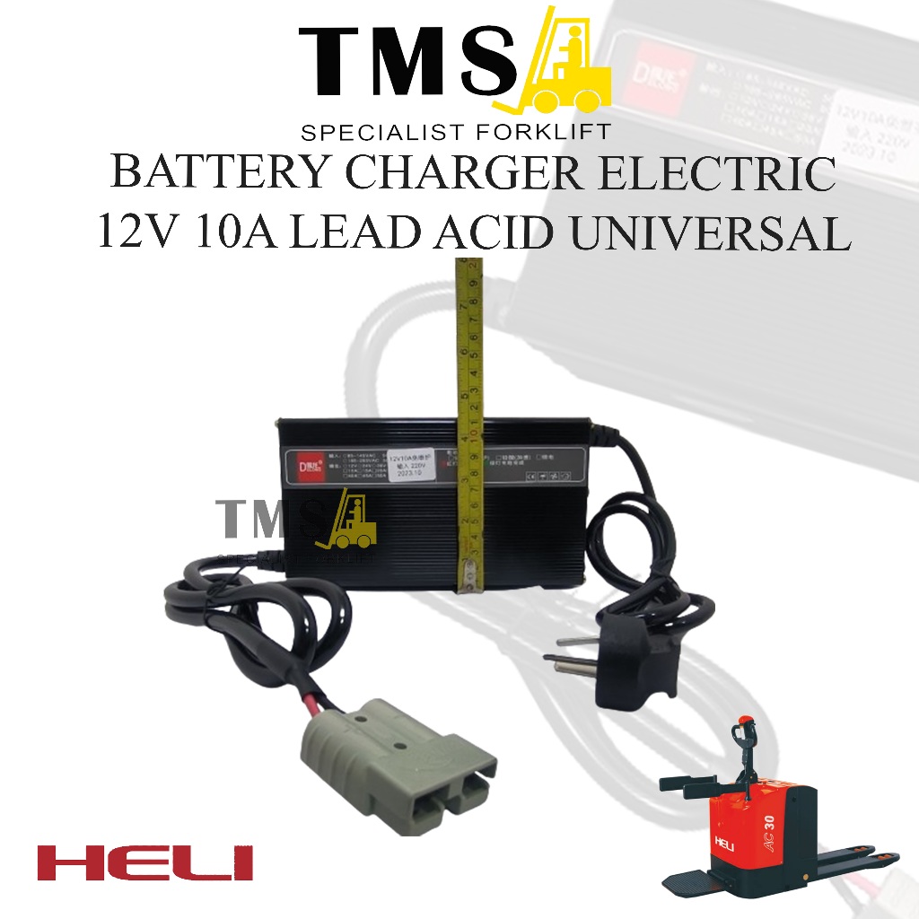 Battery Charger Eletric Battery 12V 10A Casan Pallet Mover Lead Acid - Gambar 2