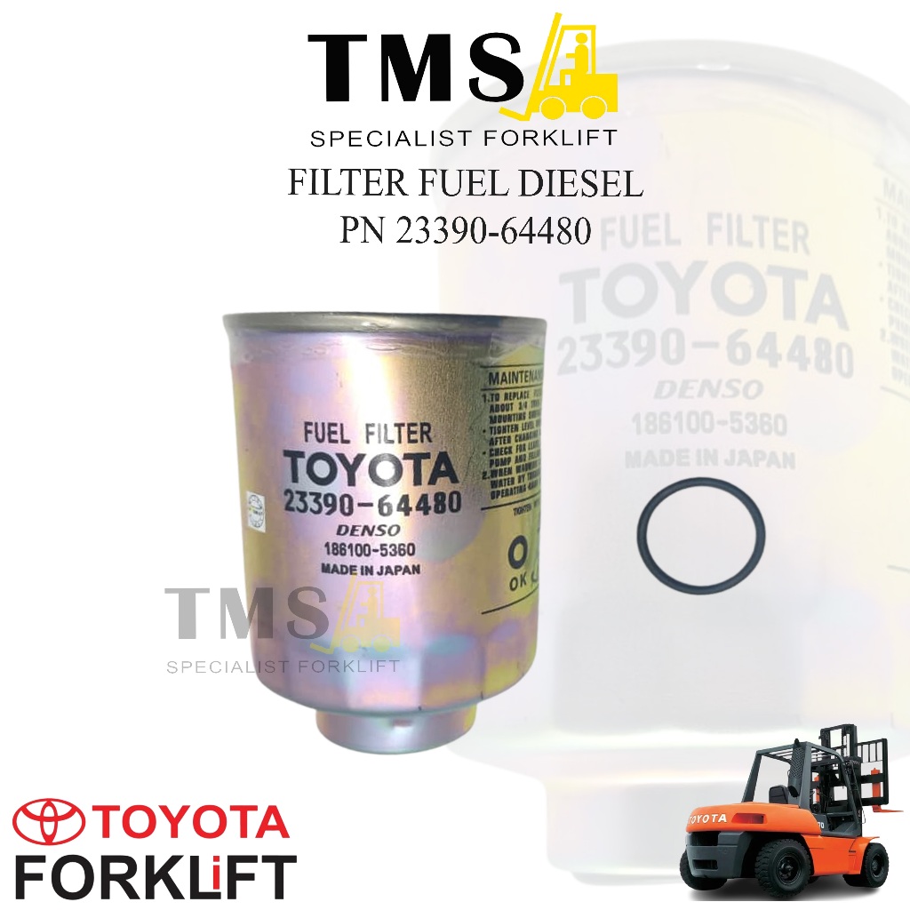 Fuel Filter Diesel Toyota Forklift Part Number 23390-64480 - Gambar 2