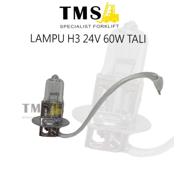 Lampu Bohlam Halogen H3 For Forklift 24V 60Watt DC Type
