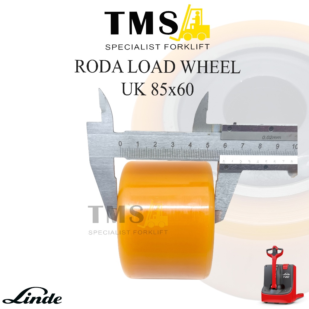 Roda Load Wheel Pallet Mover Stacker Hand Stacker 85x60 Forklift LINDE - Gambar 5