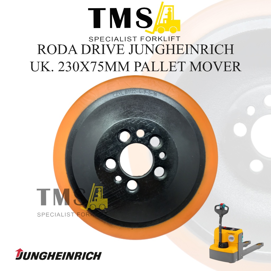 Roda Drive Wheel Jungheinrich 230x75 mm Pallet Mover Stacker Forklift