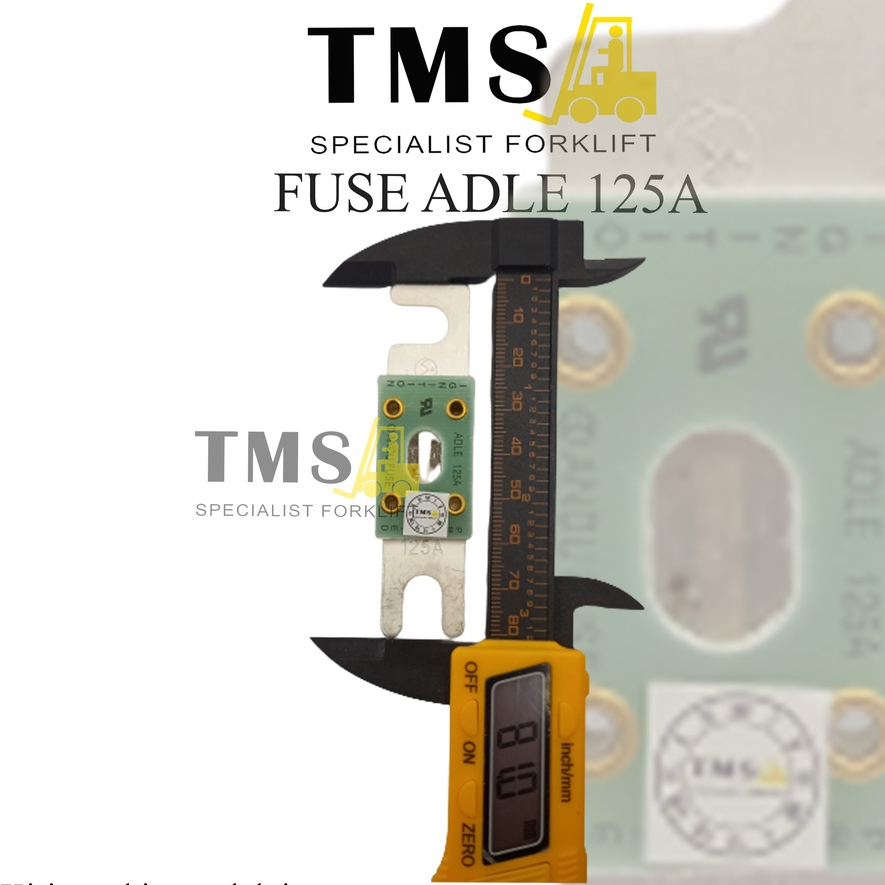 Sikring Fuse Forklift 125A Adle 32V - 125V Glass Copper Bergaransi - Gambar 3