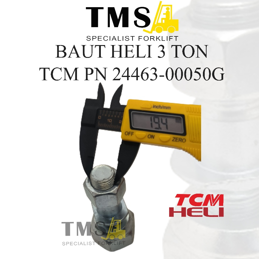 Baut Forklift HELI 3 Ton TCM 24463-00050G Screw Nut - Gambar 2