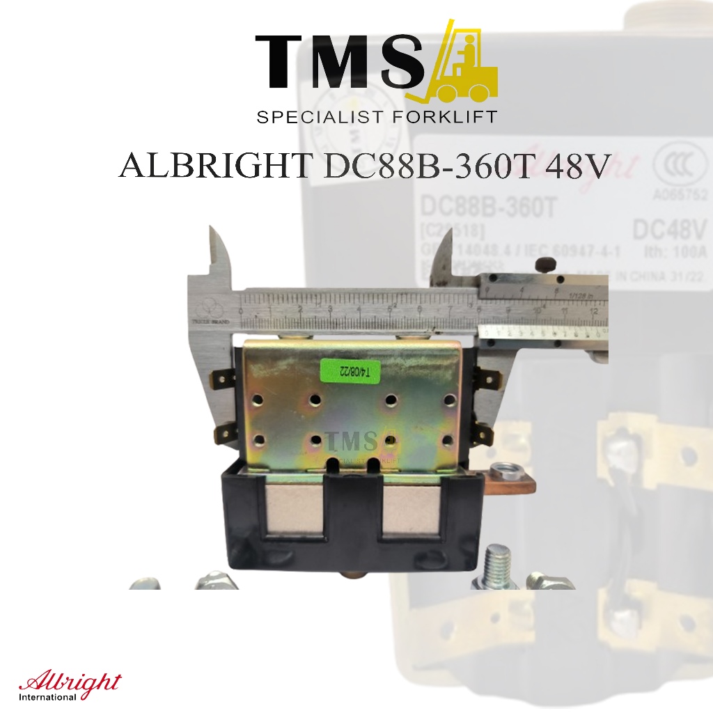 Contactor Albright DC88B-360T 48V 100A Forklift Electric Reachtruck - Gambar 4