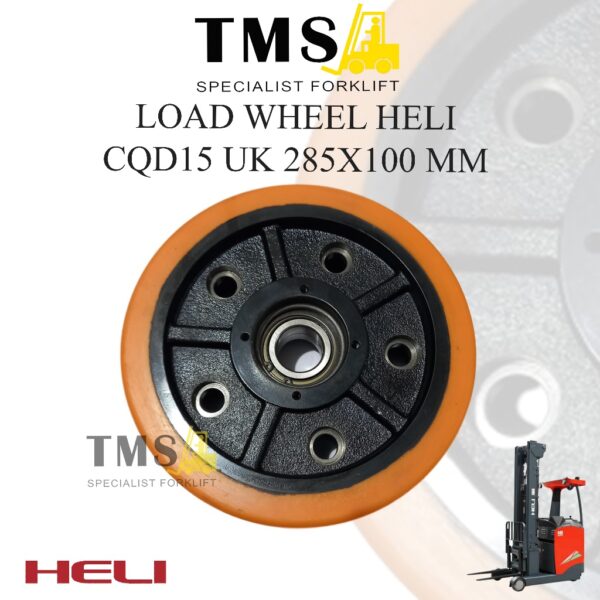 Roda Load Wheel Roda Depan Heli CQD15 285x100 Reachtruck Forklift Roda