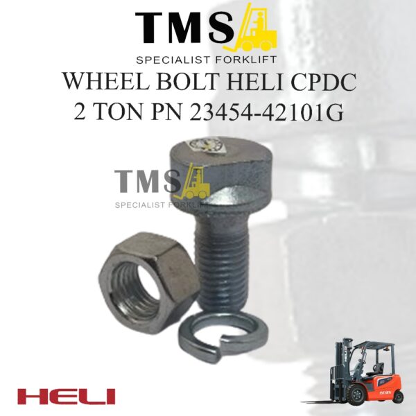 Wheel Bolt Forklift HELI CPCD 2 Ton 23454-42101G Baut & Mur