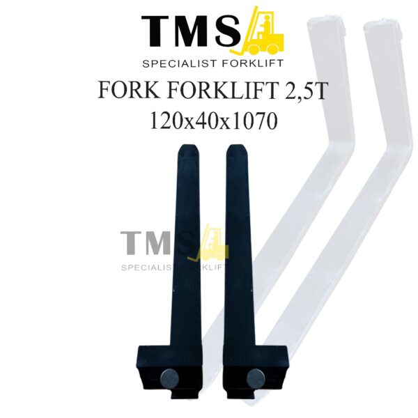 Garpu Forklift Fork Kapasitas 2,5 Ton 120x40x1070 Fork Forklift Sparepart 1 Meter