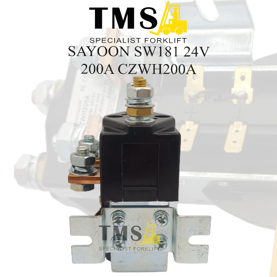 Contactor Sayoon DC SW181 24V 200Amp CZWH200A Forklift - Gambar 2