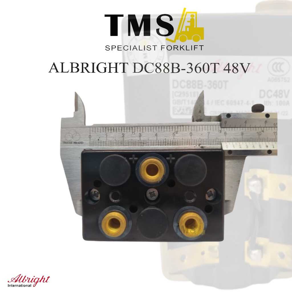 Contactor Albright DC88B-360T 48V 100A Forklift Electric Reachtruck - Gambar 2