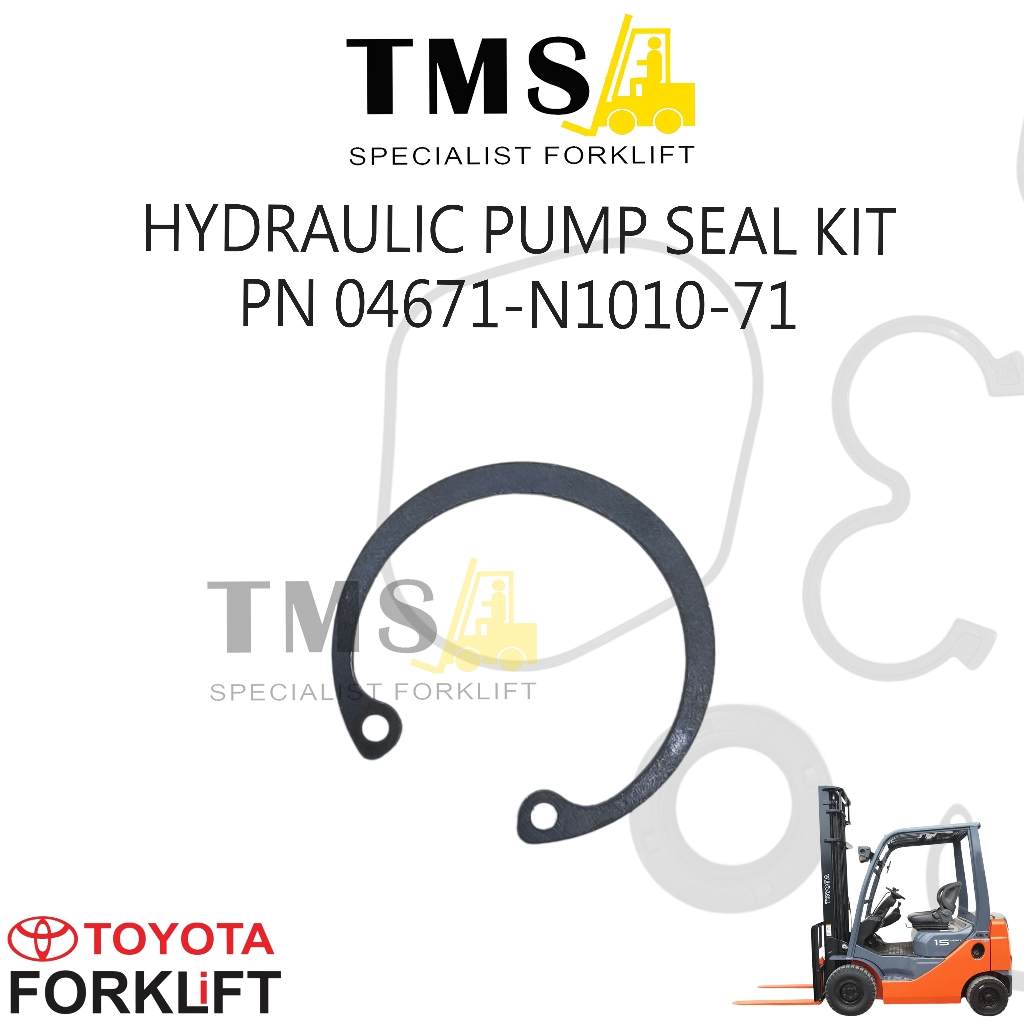 Hydraulic Pump Seal Kit Seal Kit Pompa Hidrolik Toyota 04671-N1010-71 Forklift 7FD 8FD 7FG 8FG - Gambar 3