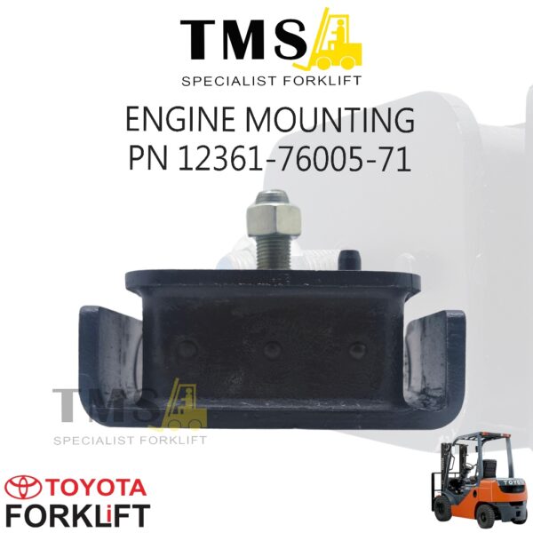 Toyota Engine Mounting Part Number 12361-76005-71 untuk Forklift Toyota 7FD - 8FD