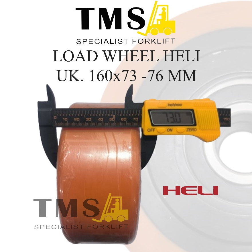 Roda Load Wheel Depan HELI 160x73 76mm 970033200 CDD16 Stacker Electric - Gambar 4