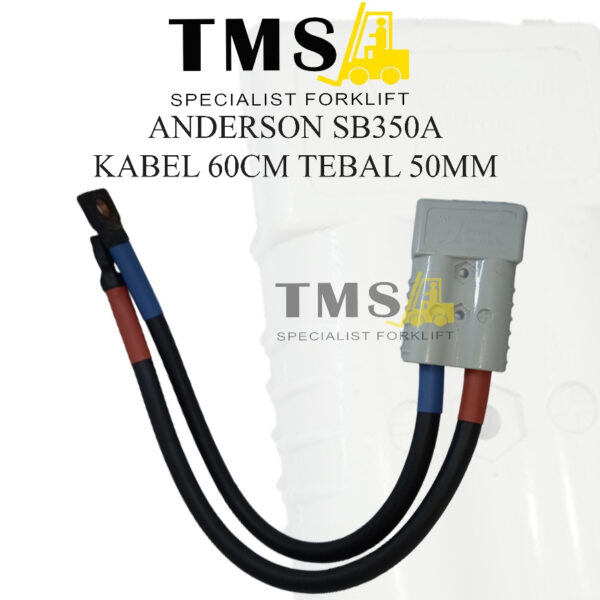 Socket Battery Anderson 350A kabel Intercell Panjang 60cm Tebal 50mm
