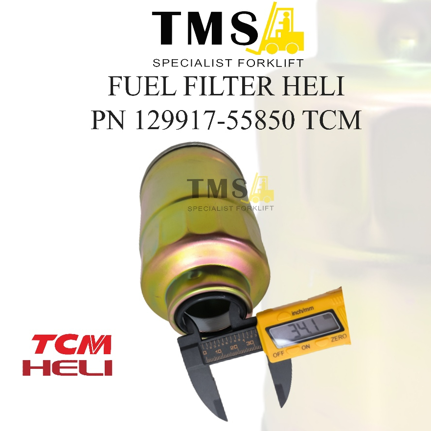 Fuel filter 129917-55850 Filter Bensin Forklift HELI TCM - Gambar 2