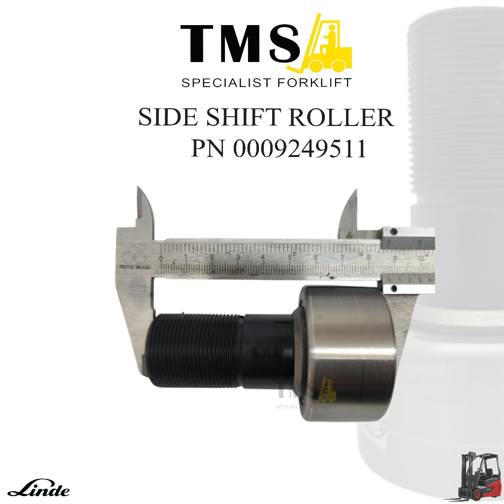 Side Shift Roller Forklift 0009249511 Cam Roller Bearings LINDE H25- H35 Forklift Counterbalance - Gambar 6
