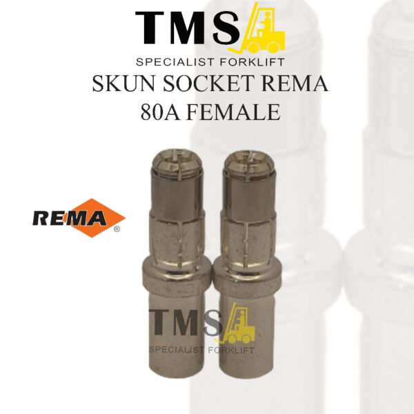 PIN Socket Battery 80A Female Rema IP23 DIN 80 Ampere