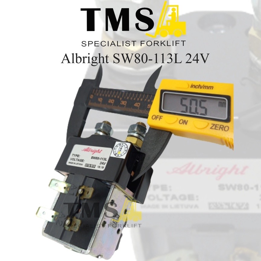 Contactor Albright SW80-113L 24V For Forklift Eletric Kontaktor Linde - Gambar 4