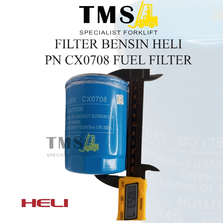 Filter Bensin HELI Forklift CX0708 Mesin 490BPG Fuel Filter - Gambar 3